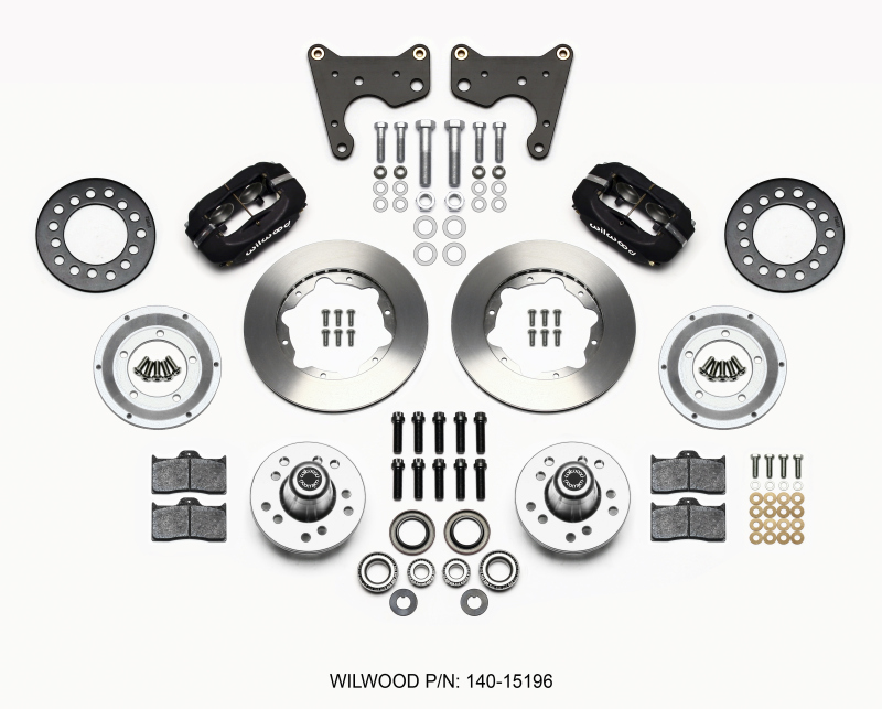 Wilwood 140-15196 - Forged Dynalite Front Kit 11.00in 65-72 CDP C Body -Drum Wilwood 140-15196 - Forged Dynalite Front Kit 11.00in 65-72 CDP C Body -Drum