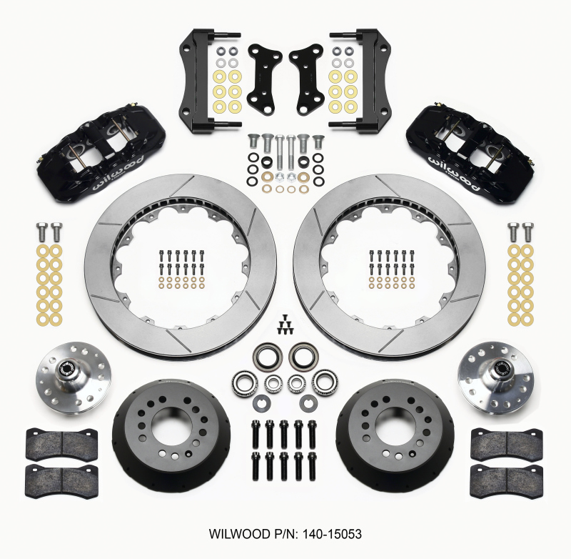 Wilwood 140-15053 - AERO6 Front Hub Kit 15.00 67-69 Camaro 64-72 Nova Chevelle