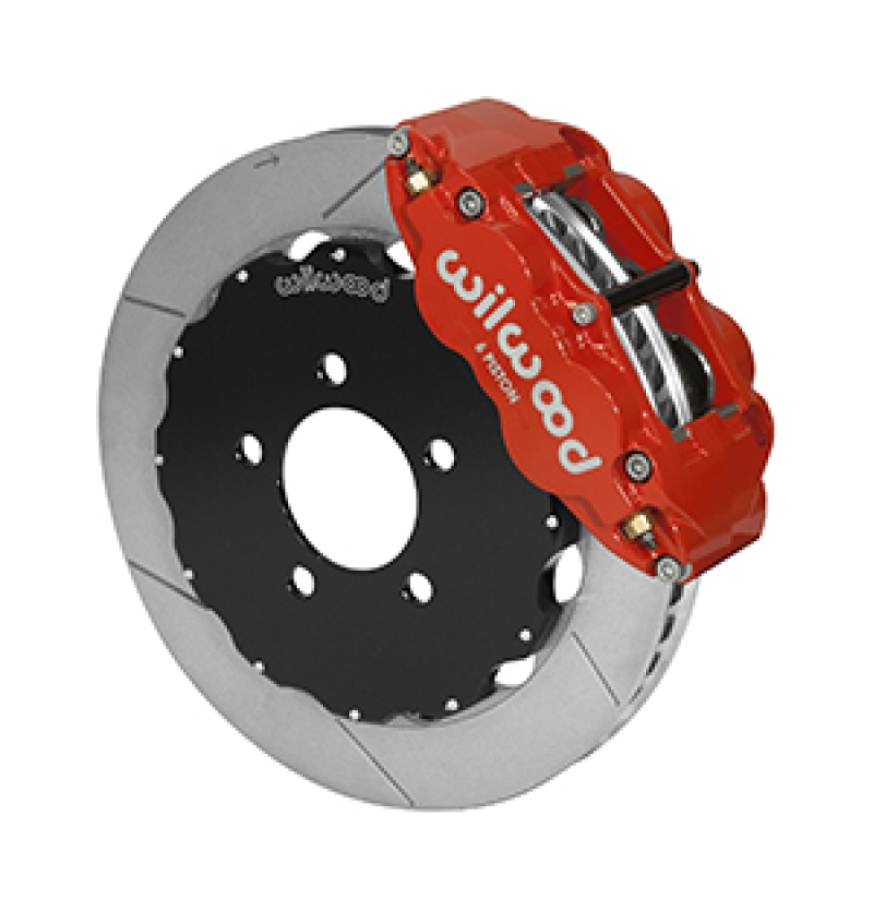 Wilwood 140-14680-R - 03-11 Ford Crown Victoria Narrow Superlite 6R Big Brake Front Brake Kit 12.88in Slotted Red Wilwood 140-14680-R - 03-11 Ford Crown Victoria Narrow Superlite 6R Big Brake Front Brake Kit 12.88in Slotted Red