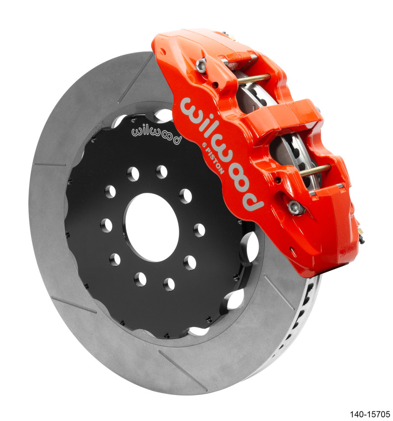 Wilwood 140-15705-R - AERO6 Front Big Brake Kit 14.00in Rotor Red - 97-13 Chevrolet Corvette C5/C6/Z06 Wilwood 140-15705-R - AERO6 Front Big Brake Kit 14.00in Rotor Red - 97-13 Chevrolet Corvette C5/C6/Z06