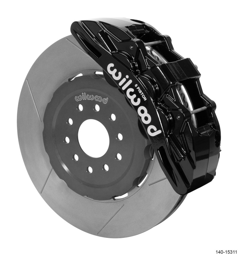 Wilwood 140-15311 - SX6R Front Brake Kit 15in GT Slotted Black 05-13 Chevy Corvette Wilwood 140-15311 - SX6R Front Brake Kit 15in GT Slotted Black 05-13 Chevy Corvette