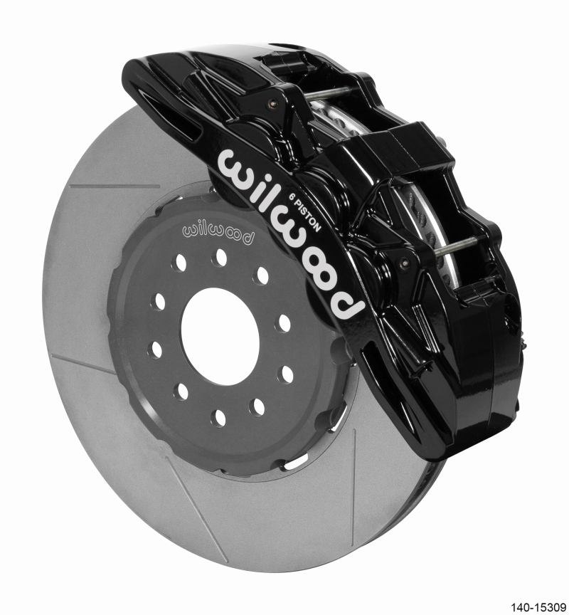 Wilwood 140-15309 - SX6R Front Brake Kit 14in GT Slotted Black 05-13 Chevy Corvette Wilwood 140-15309 - SX6R Front Brake Kit 14in GT Slotted Black 05-13 Chevy Corvette