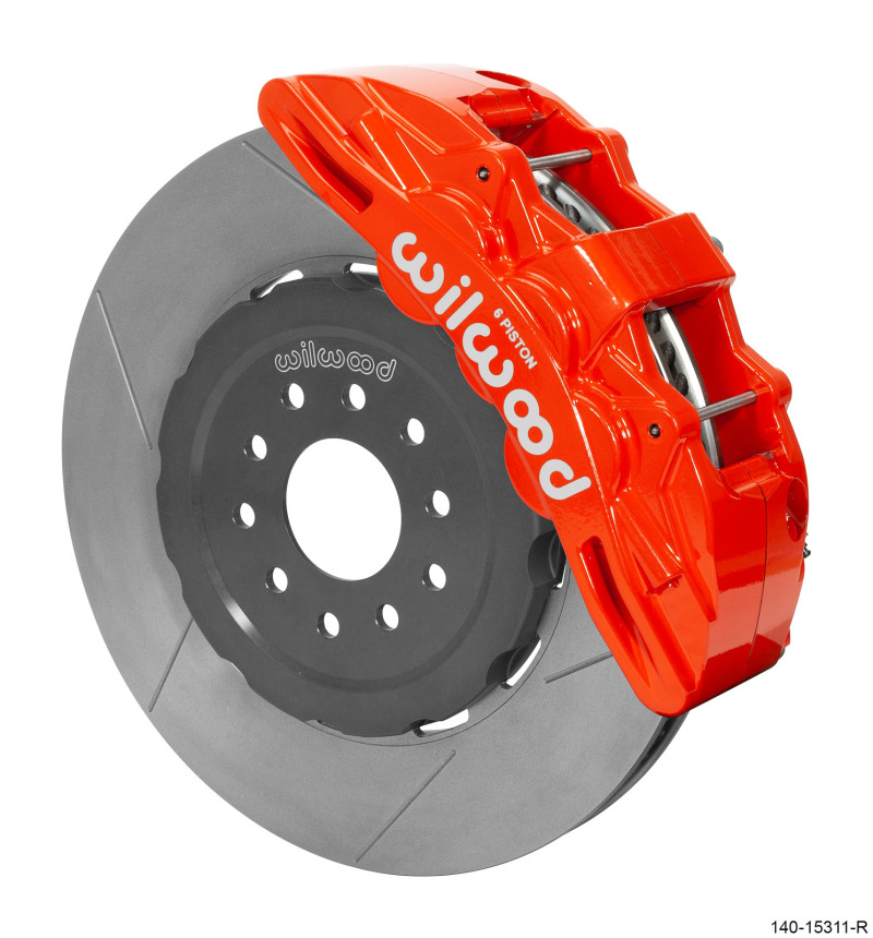 Wilwood 140-15311-R - SX6R Front Brake Kit 15in GT Slotted Red 05-13 Chevy Corvette Wilwood 140-15311-R - SX6R Front Brake Kit 15in GT Slotted Red 05-13 Chevy Corvette