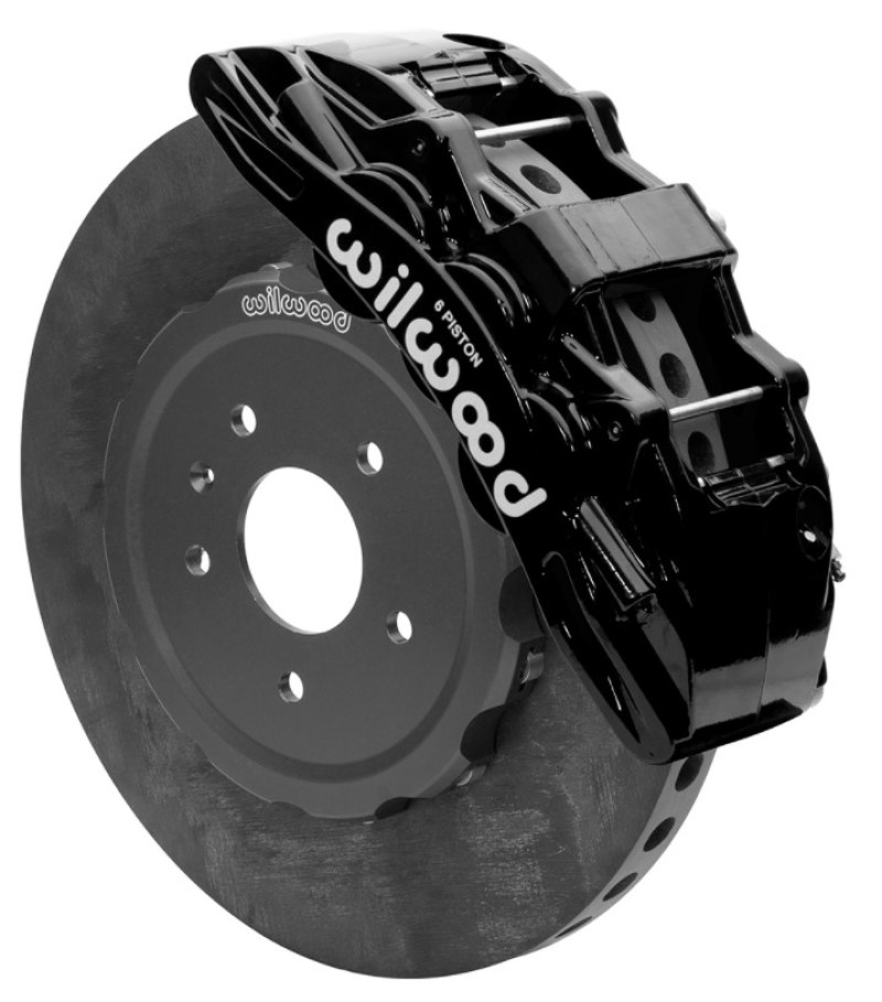Wilwood 140-15746-CSIC - Sx6R WCCB Carbon-Ceramic 2014-2019 C7 Corvette All Front Big Brake Kit - Black Wilwood 140-15746-CSIC - Sx6R WCCB Carbon-Ceramic 2014-2019 C7 Corvette All Front Big Brake Kit - Black
