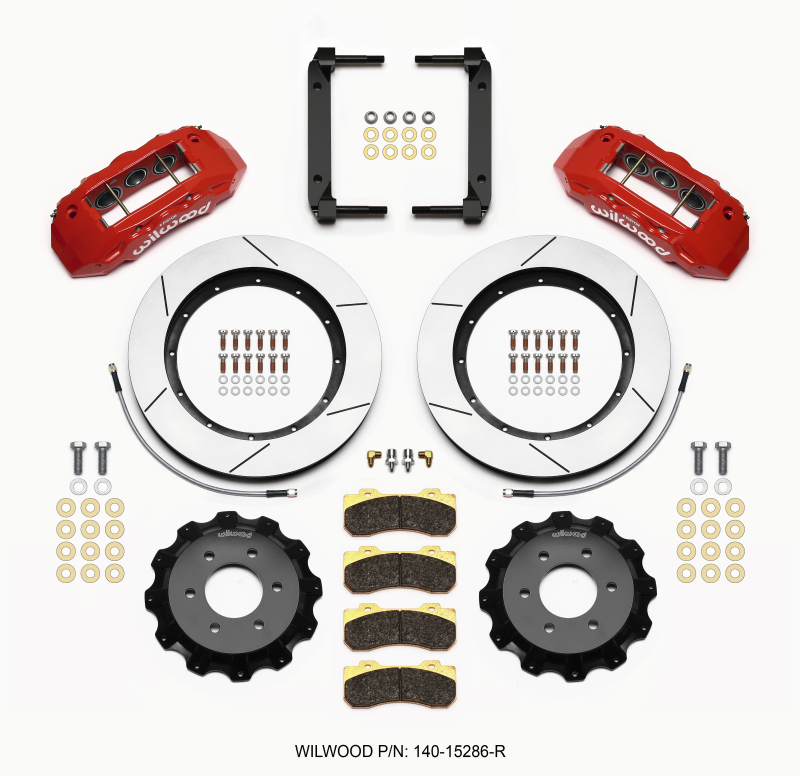 Wilwood 140-15286-R - TX6R Front Kit 15.50in Red 2004-08 Ford F150 - 4WD Wilwood 140-15286-R - TX6R Front Kit 15.50in Red 2004-08 Ford F150 - 4WD