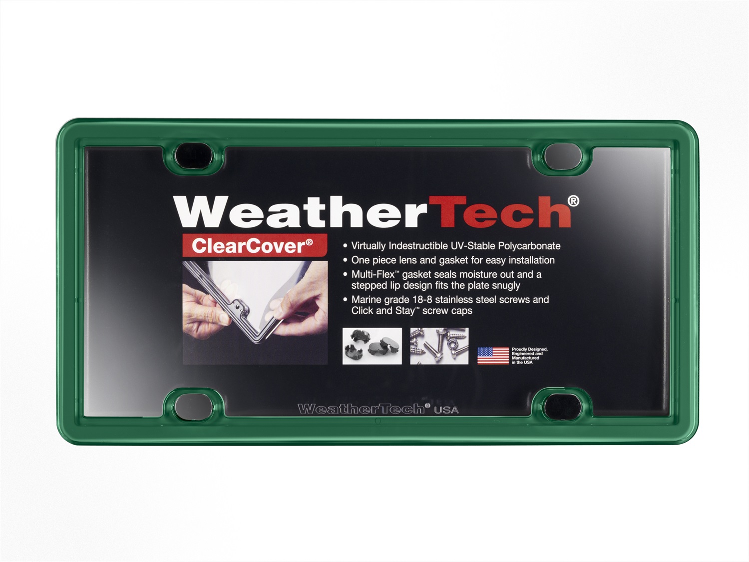 Weathertech 8ALPCC18 - ClearCover®; Green; Weathertech 8ALPCC18 - ClearCover®; Green;