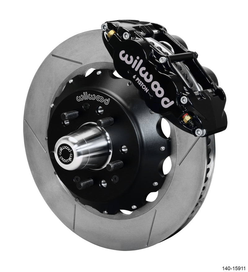 Wilwood 140-15911 - Narrow Superlite 6R Front Big Brake Kit 14.00in GT competition Series Rotor - Black