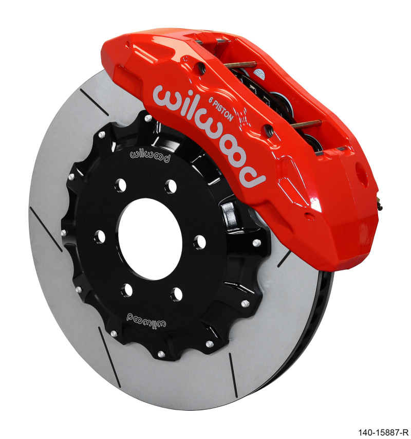 Wilwood 140-15887-R - TX6R Front Kit 15.50in Rotor w/ Lines - Red - 17-19 Ford F150 Raptor Wilwood 140-15887-R - TX6R Front Kit 15.50in Rotor w/ Lines - Red - 17-19 Ford F150 Raptor
