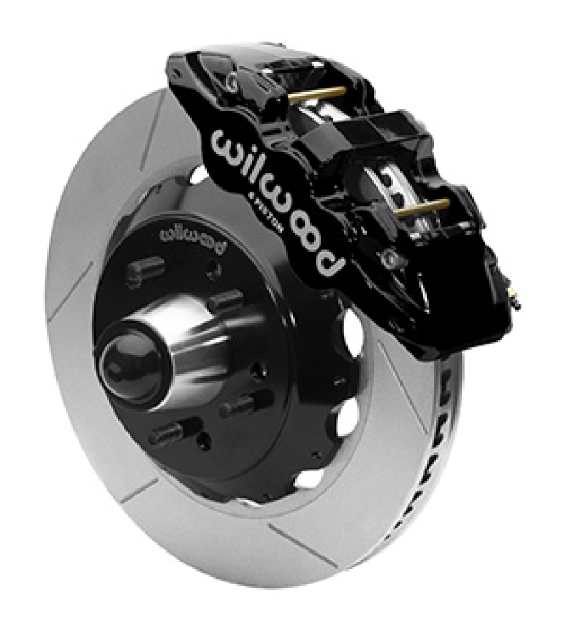 Wilwood 140-15951 - AERO6 Front Truck Kit 14.00in Black 88-98 GMC Truck C1500/C2500