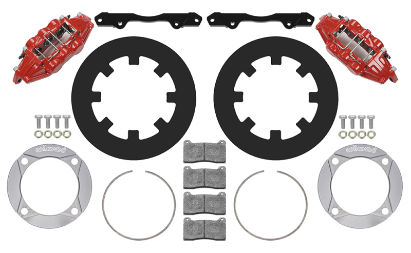 Wilwood 140-16632-R - 2014+ Polaris RZR XP 1000 Front Kit 11.25in - Red Wilwood 140-16632-R - 2014+ Polaris RZR XP 1000 Front Kit 11.25in - Red