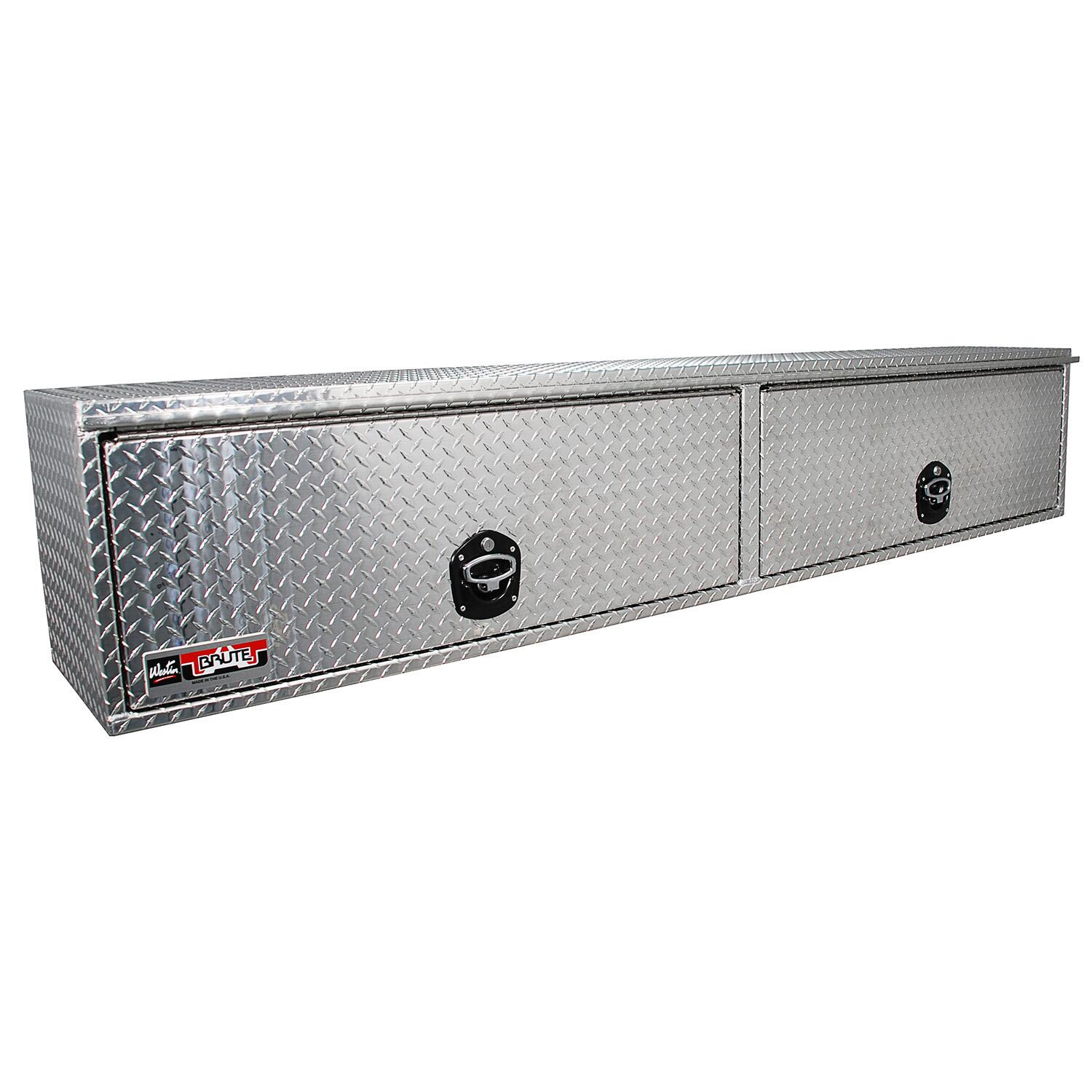 Westin 80-HTB88C - /Brute High Cap HD Top Sider 16in x 88in w/flip up Doors - Aluminum Westin 80-HTB88C - /Brute High Cap HD Top Sider 16in x 88in w/flip up Doors - Aluminum