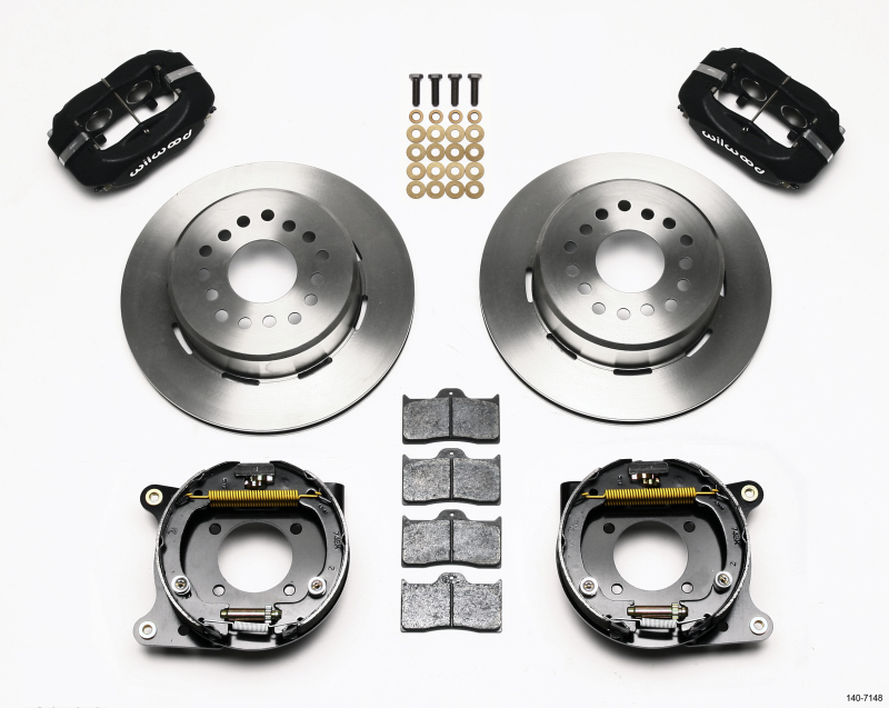 Wilwood 140-7148 - Forged Dynalite P/S Park Brake Kit 93-97 Camaro/Firebird