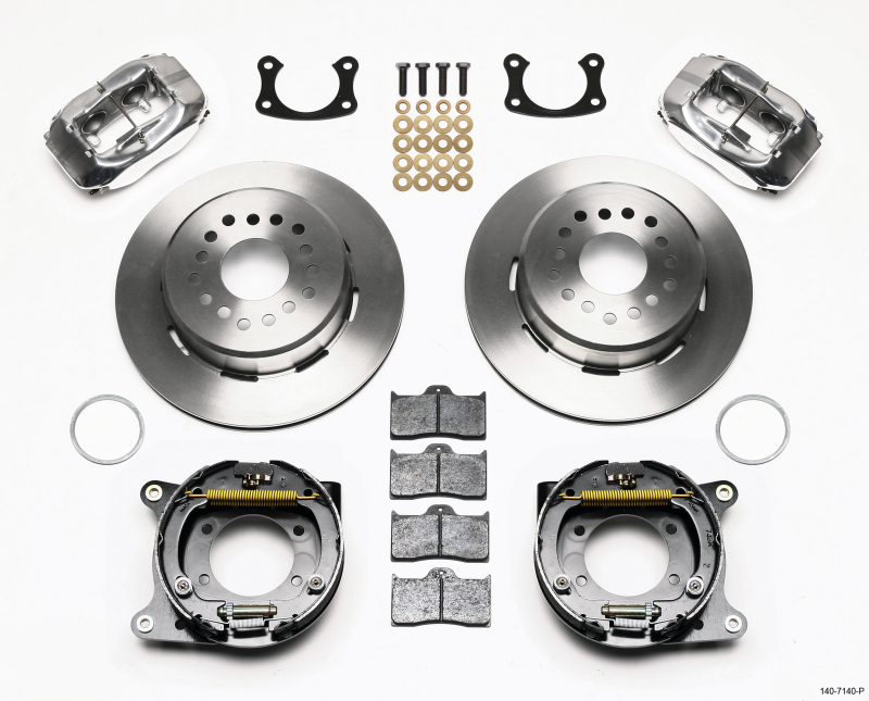 Wilwood 140-7140-P - Forged Dynalite P/S Park Brake Kit Polished New Big Ford 2.50in Offset Wilwood 140-7140-P - Forged Dynalite P/S Park Brake Kit Polished New Big Ford 2.50in Offset