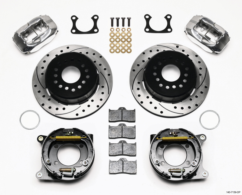 Wilwood 140-7139-DP - Forged Dynalite P/S P-B Kit Drilled Polished Big Ford 2.36in Offset Wilwood 140-7139-DP - Forged Dynalite P/S P-B Kit Drilled Polished Big Ford 2.36in Offset
