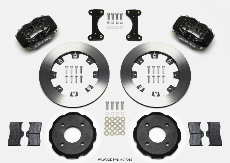 Wilwood 140-7015 - Forged Dynalite Front Hat Kit 12.19in 2002 Mitsubishi Lancer