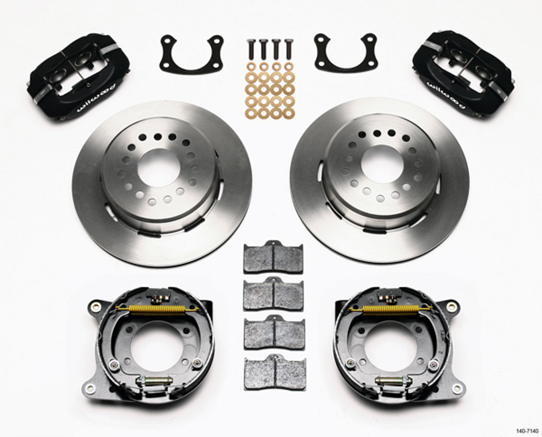 Wilwood 140-7140 - Forged Dynalite P/S Park Brake Kit New Big Ford 2.50in Offset