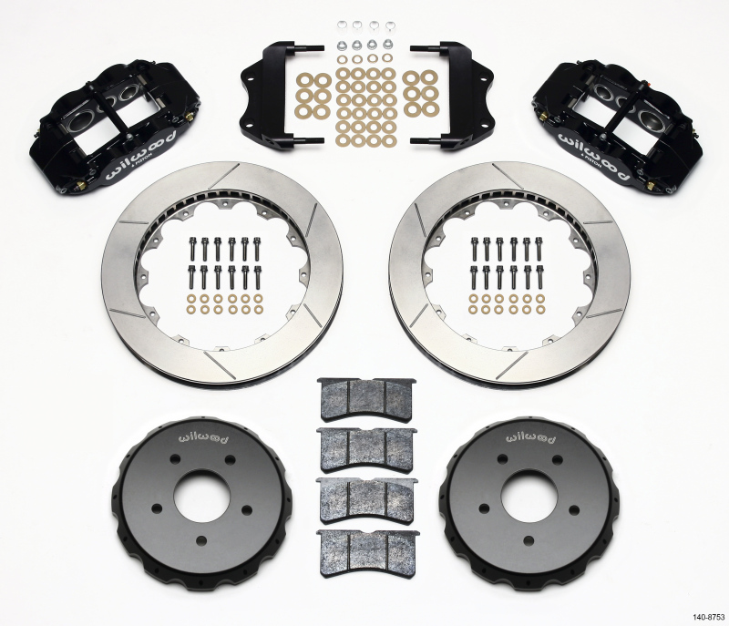 Wilwood 140-8753 - Narrow Superlite 6R Front Hat Kit 13.06in 2004-2006 Pontiac GTO