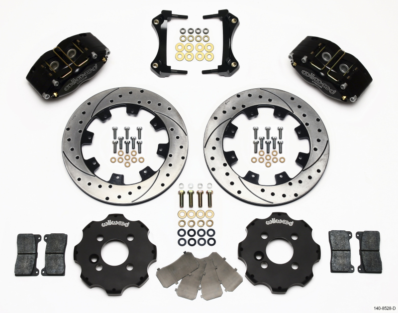 Wilwood 140-8528-D - Dynapro Radial Front Kit 12.19in Drilled Mini Cooper Wilwood 140-8528-D - Dynapro Radial Front Kit 12.19in Drilled Mini Cooper