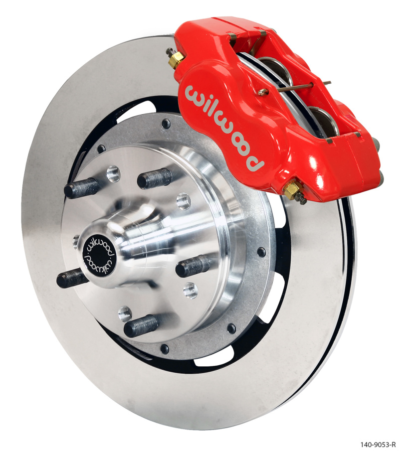 Wilwood 140-9053-R - Forged Dynalite Front Kit 12.19in Red 79-81 Camaro