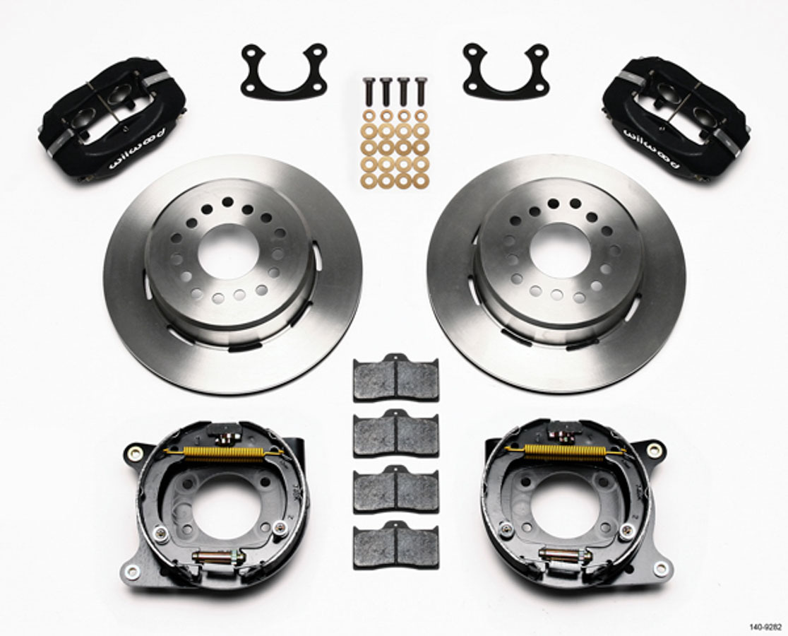 Wilwood 140-9282 - Forged Dynalite P/S Park Brake Kit Small Ford 2.50in Offset