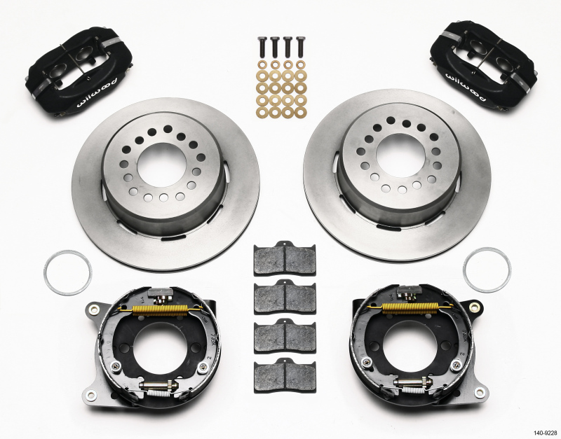 Wilwood 140-9228 - Forged Dynalite P/S Park Brake Kit 2005-2014 Mustang
