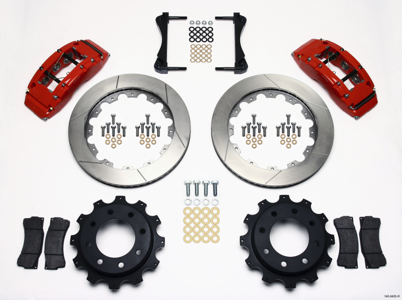 Wilwood 140-9405-R - TC6R Rear Kit 16.00in Red 1999-2010 GM H2 / 2500 4.63 Cntr Wilwood 140-9405-R - TC6R Rear Kit 16.00in Red 1999-2010 GM H2 / 2500 4.63 Cntr