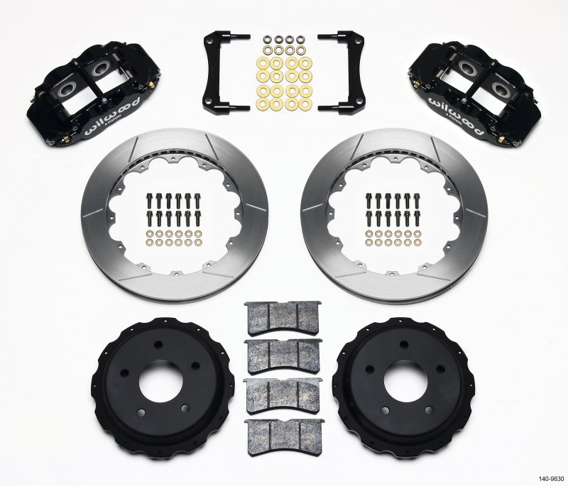 Wilwood 140-9830 - Narrow Superlite 4R Rear Kit 12.88in 98-02 Camaro/Firebird