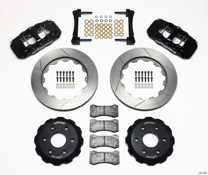 Wilwood 140-9789 - AERO6 Front Truck Kit 14.25in 1999-2014 GM Truck/SUV 1500