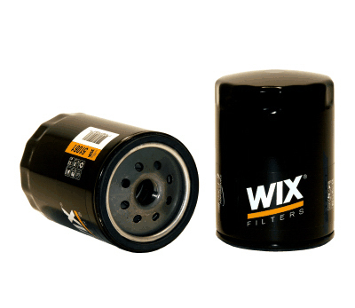 Wix 51061 - Oil Filter - Canister - Screw-On - 5.178 in Tall - 13/16-16 in Thread - Steel - Black Paint - Various Applications - Each