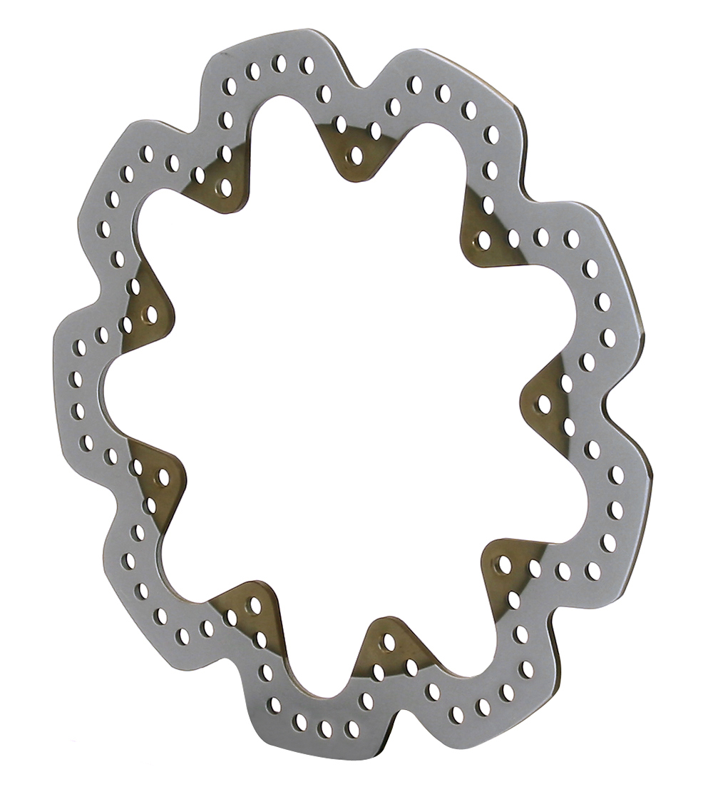 Wilwood 160-10717 - Rotor-Stainless Scalloped 10.50 x .160 - 9 on 7.00in Wilwood 160-10717 - Rotor-Stainless Scalloped 10.50 x .160 - 9 on 7.00in
