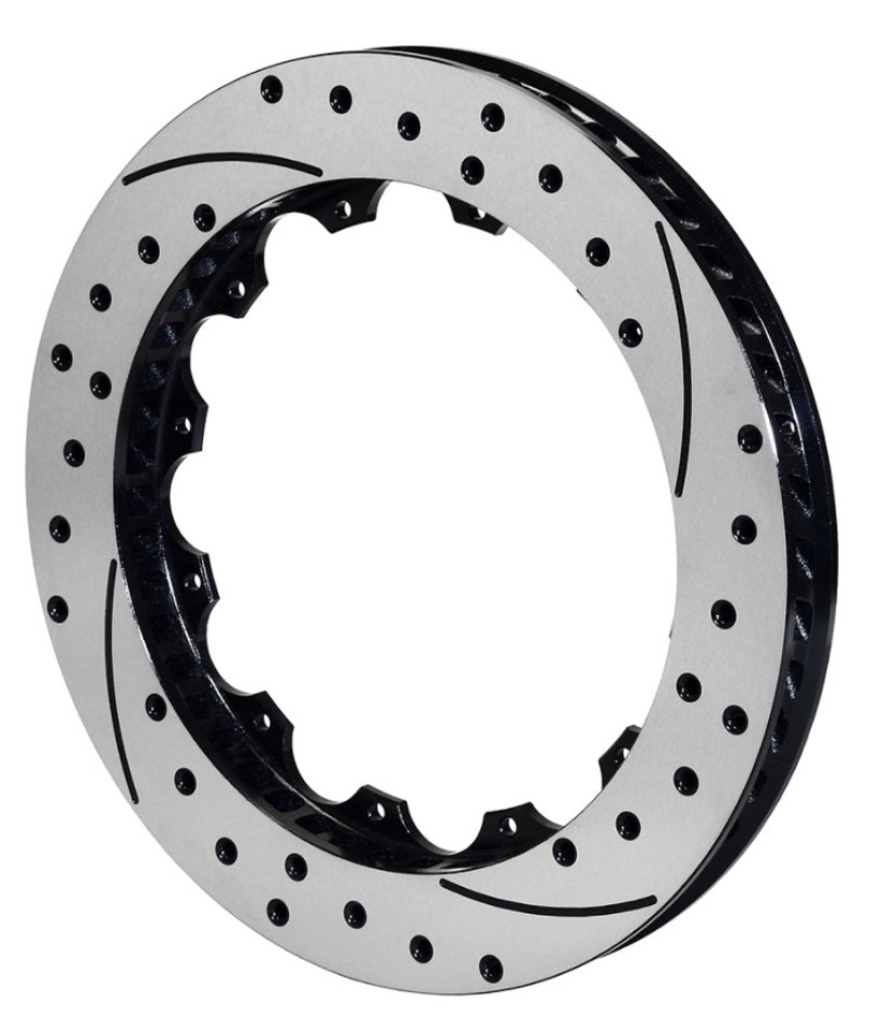 Wilwood 160-14635-BK - Rotor GT Curved Vane Rotor Spec-37 Iron 72 CV 12 x 8.75 Right Hand Side