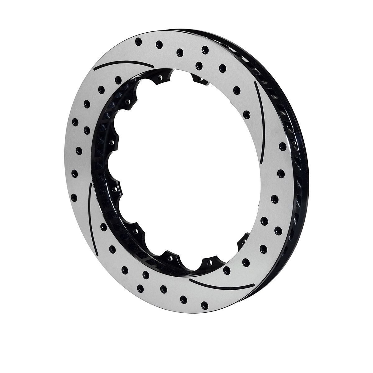 Wilwood 160-7799-BK - Rotor-SRP48 SPC-37-LH-BLK-Drill 13.06 x 1.25 - 12 on 8.75in