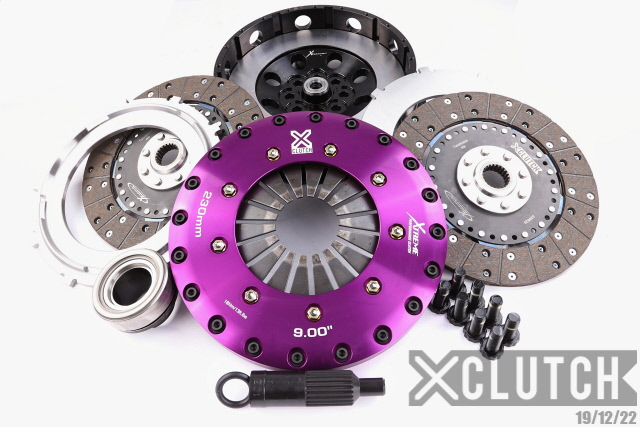 XCLUTCH XKBM23554-2G - 04-06 BMW 330Ci Base 3.0L 9in Twin Solid Organic Clutch Kit