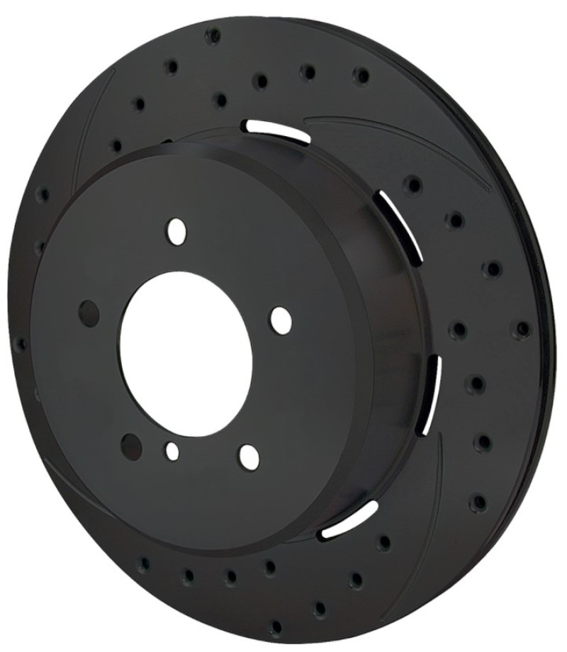 Wilwood 160-8745-BK - Rotor-2.31in Offset-SRP-BLK-Drill-LH 12.19 x .810 - 5x4.75in BC Wilwood 160-8745-BK - Rotor-2.31in Offset-SRP-BLK-Drill-LH 12.19 x .810 - 5x4.75in BC