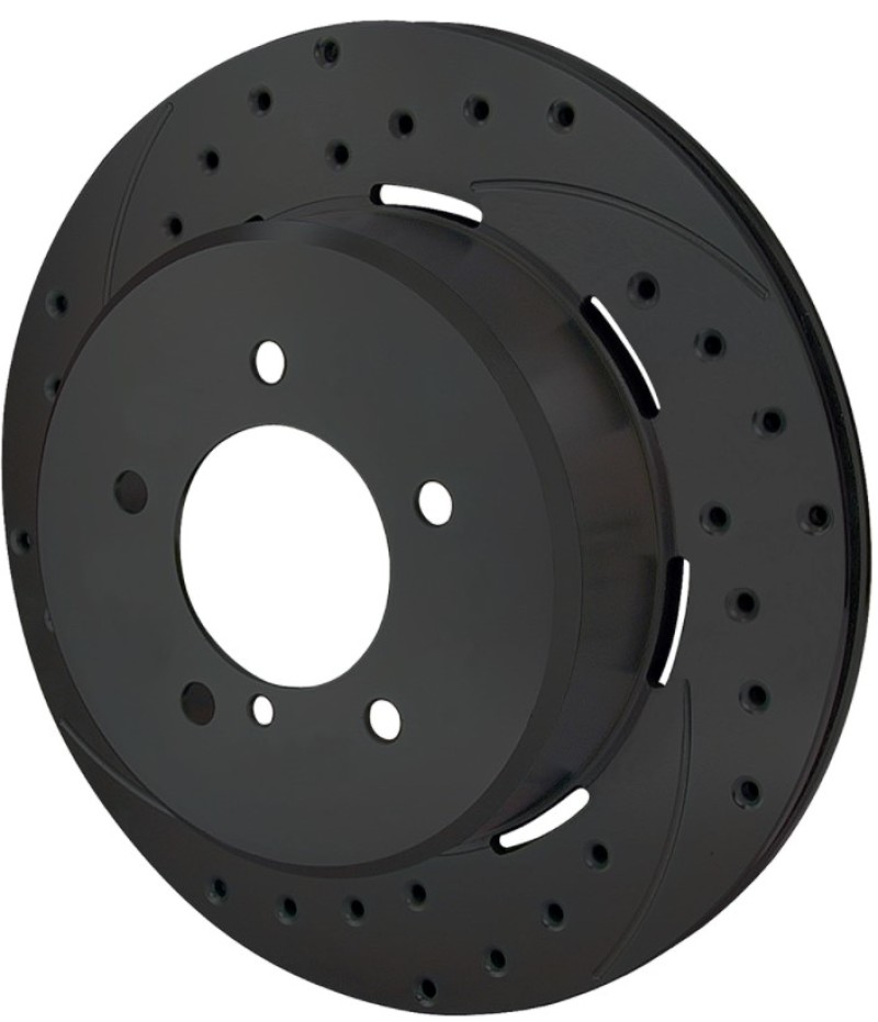 Wilwood 160-8744-BK - Rotor-2.31in Offset-SRP-BLK-Drill-RH 12.19 x .810 - 5x4.75in BC