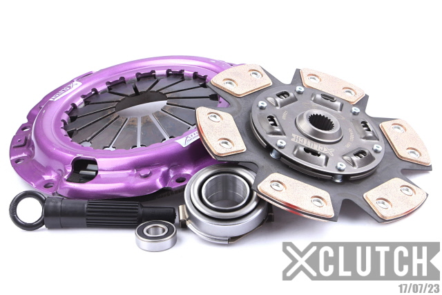 XCLUTCH XKFD23003-1B - 88-89 Mazda 323 GTX 1.6L Stage 2 Sprung Ceramic Clutch Kit XCLUTCH XKFD23003-1B - 88-89 Mazda 323 GTX 1.6L Stage 2 Sprung Ceramic Clutch Kit