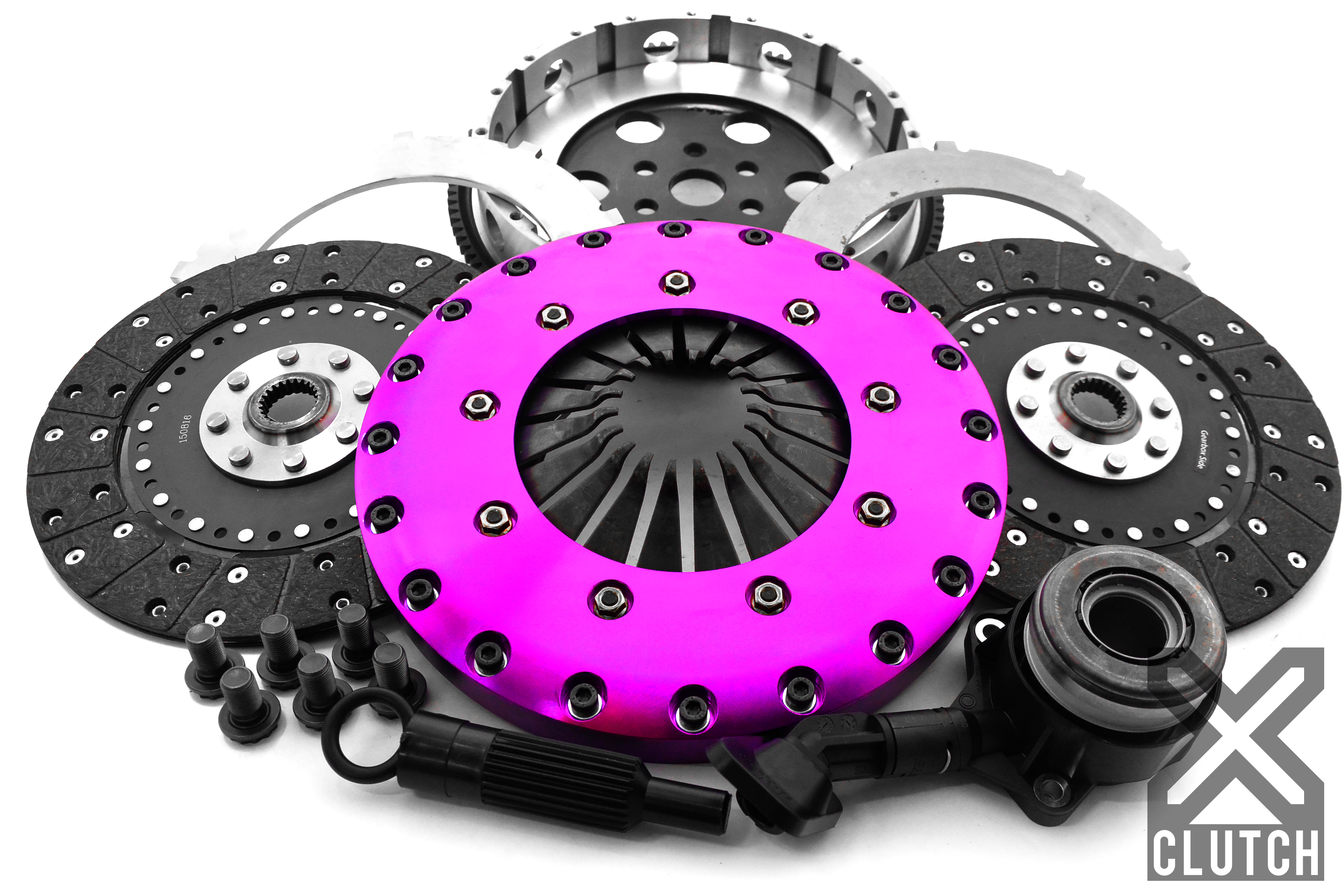 XCLUTCH XKFD23639-2G - 68-70 Ford Mustang Base 7.0L 9in Twin Solid Organic Clutch Kit XCLUTCH XKFD23639-2G - 68-70 Ford Mustang Base 7.0L 9in Twin Solid Organic Clutch Kit