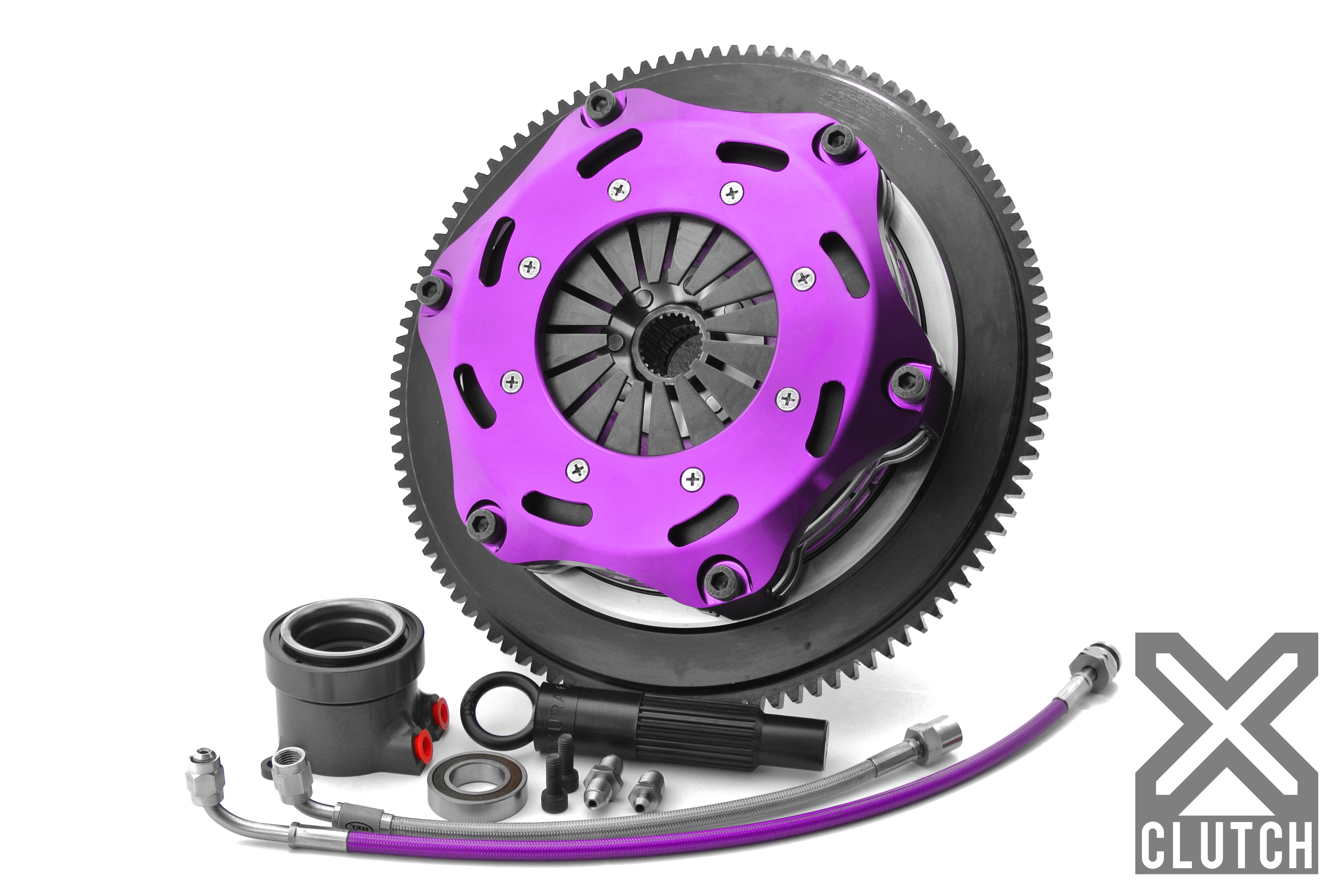 XCLUTCH XKHN18629-2E - 00-03 Honda S2000 Base 2.0L 7.25in Twin Solid Ceramic Clutch Kit XCLUTCH XKHN18629-2E - 00-03 Honda S2000 Base 2.0L 7.25in Twin Solid Ceramic Clutch Kit