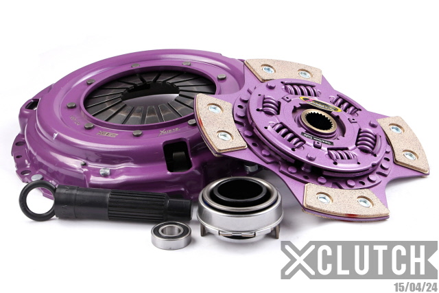 XCLUTCH XKHN22003-1B - 89-91 Honda Civic SiR 1.6L Stage 2 Sprung Ceramic Clutch Kit