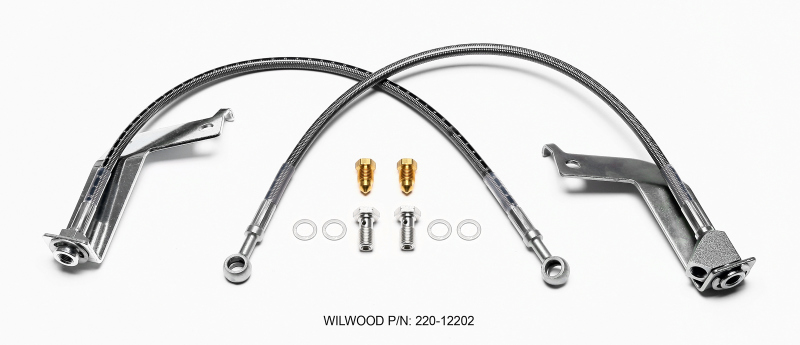 Wilwood 220-12202 - Flexline Kit Rear 99-04 Ford Mustang GT