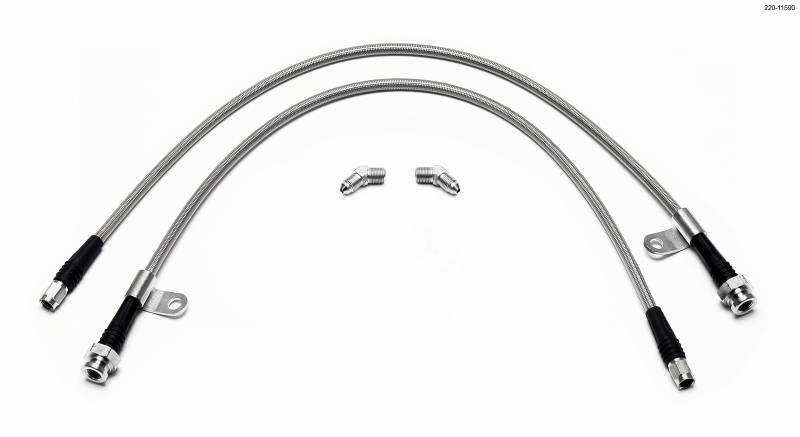 Wilwood 220-11590 - Flexline Kit Front Nissan 370Z/Fiti G37 w/ SL4 or SL6 Caliper