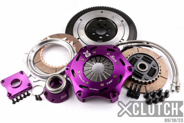 XCLUTCH XKMI18683-2B - 07-17 Mitsubishi Lancer EVO X 2.0L 7.25in Twin Sprung Ceramic Clutch Kit