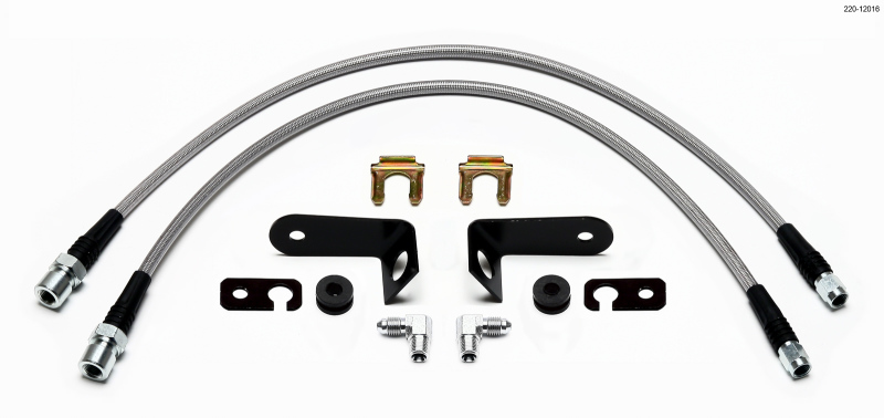 Wilwood 220-12016 - Flexline Kit Honda CRZ 2011-up Front