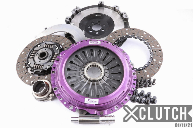 XCLUTCH XKMI23523-2A - 07-17 Mitsubishi Lancer EVO X 2.0L 10.5in Twin Sprung Organic Clutch Kit