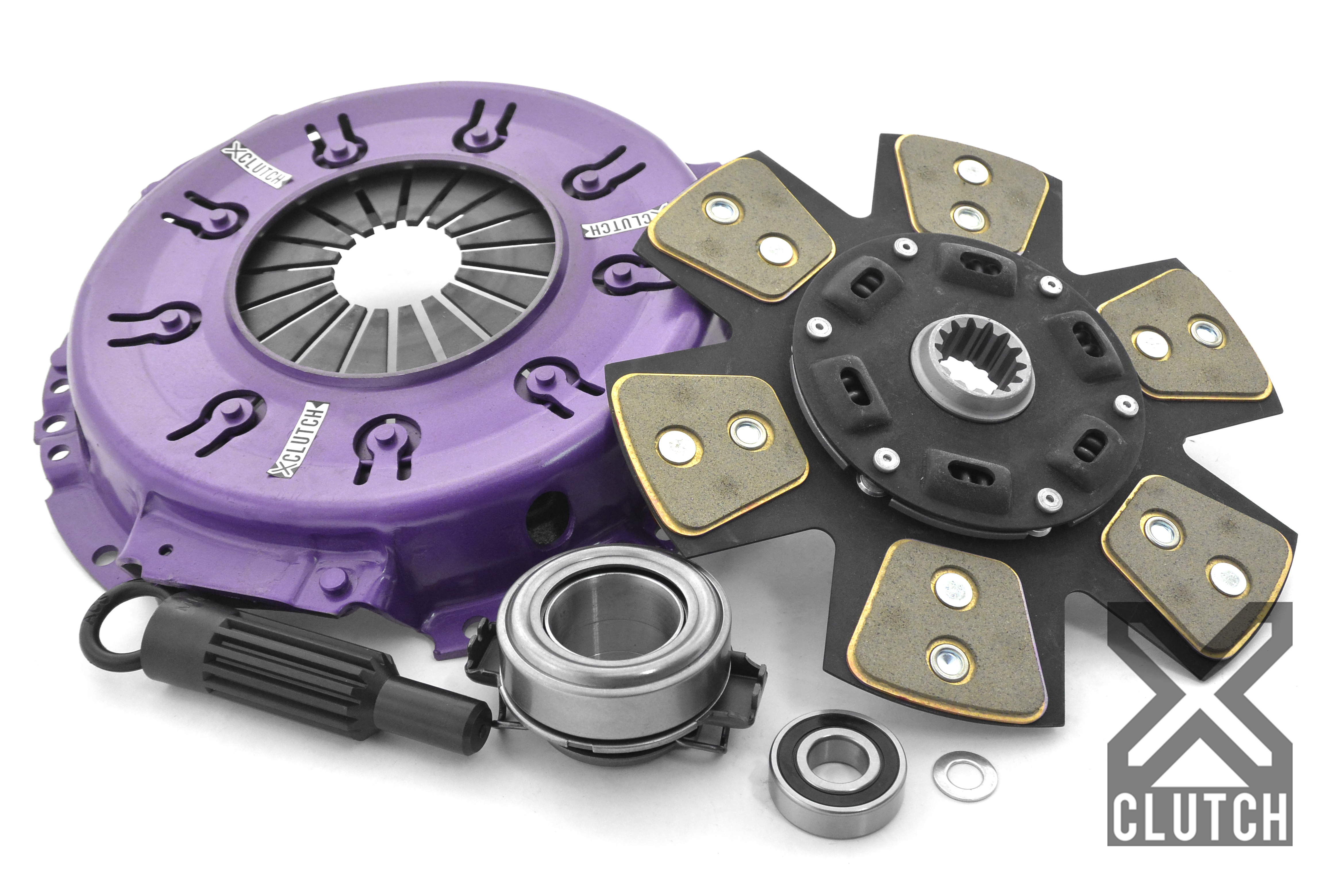 XCLUTCH XKMI24002-1B - 97-98 Mitsubishi Montero Sport LS 3.0L Stage 2 Sprung Ceramic Clutch Kit XCLUTCH XKMI24002-1B - 97-98 Mitsubishi Montero Sport LS 3.0L Stage 2 Sprung Ceramic Clutch Kit
