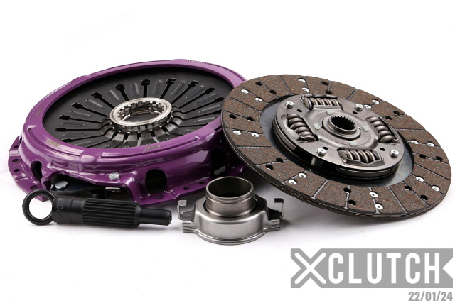 XCLUTCH XKMI24011-1T - 07-17 Mitsubishi Lancer EVO X 2.0L Stage 1 Steel Backed Organic Clutch Kit
