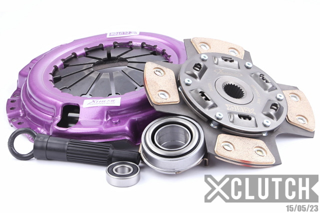 XCLUTCH XKMZ20002-1B - 90-93 Mazda Miata SE 1.6L Stage 2 Sprung Ceramic Clutch Kit