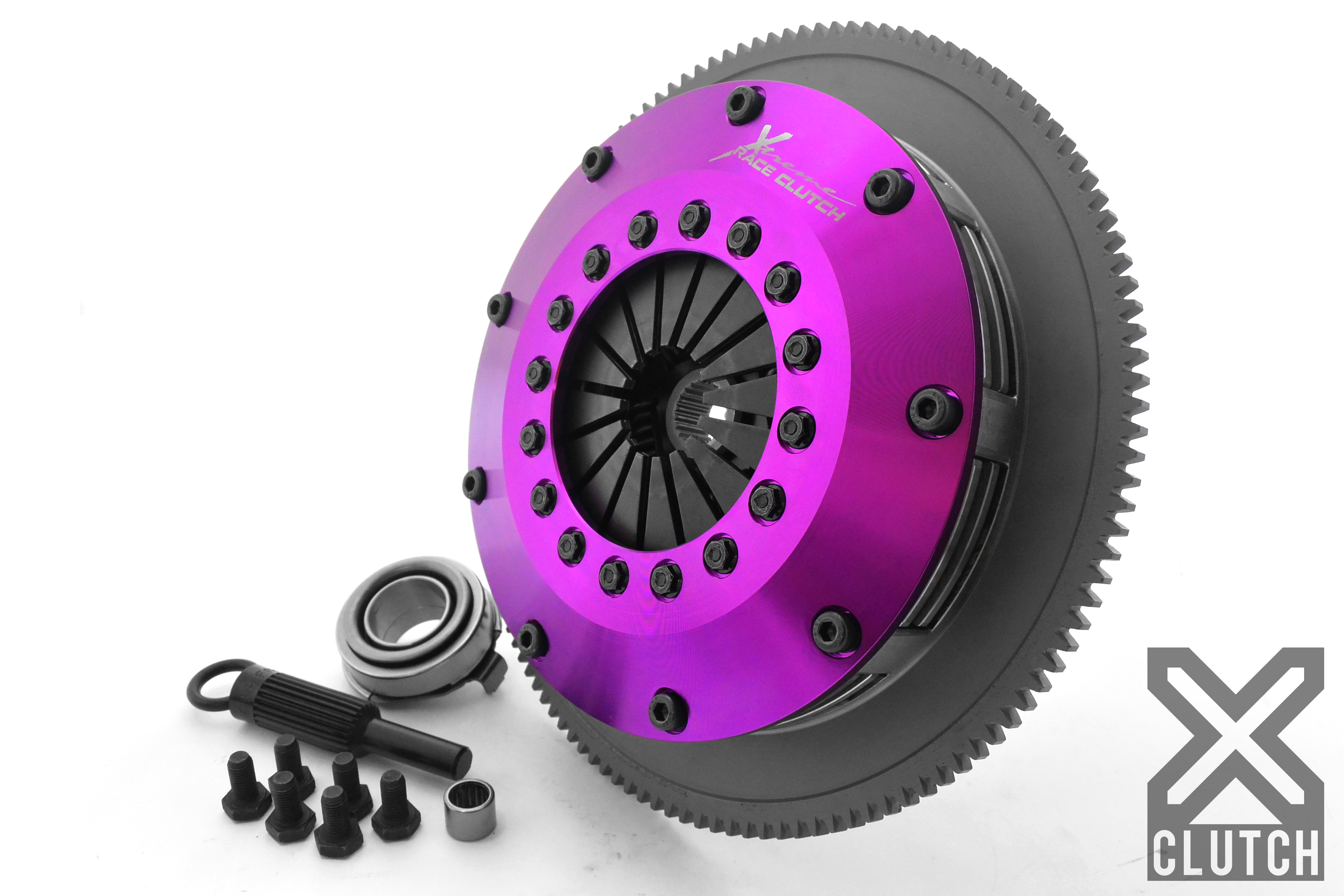 XCLUTCH XKMZ20526-2B - 87-91 Mazda RX-7 Turbo 1.3L 8in Twin Sprung Ceramic Clutch Kit XCLUTCH XKMZ20526-2B - 87-91 Mazda RX-7 Turbo 1.3L 8in Twin Sprung Ceramic Clutch Kit