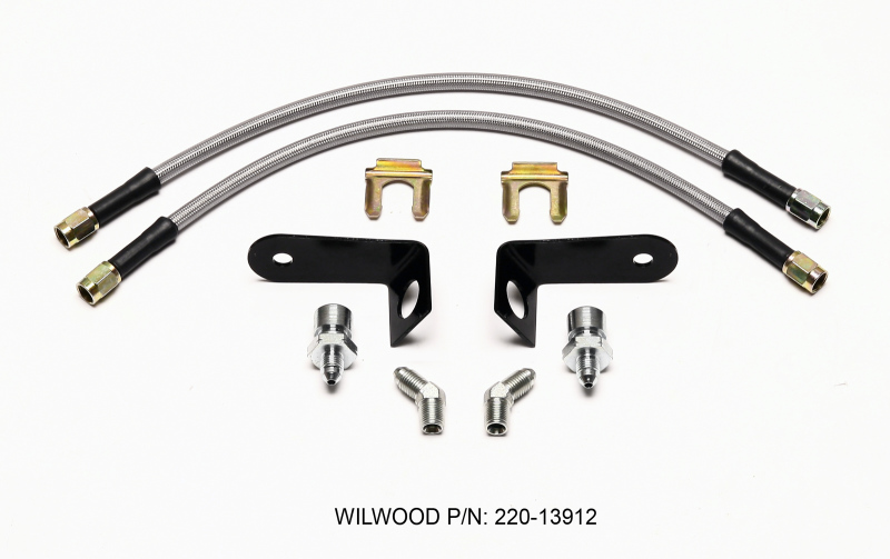 Wilwood 220-13912 - Flexline Kit Front 2015-Up Mustang