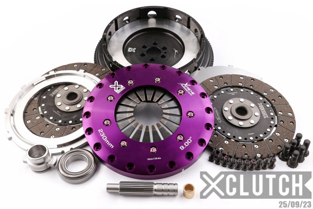 XCLUTCH XKNI23530-2G - 89-94 Nissan Skyline GT-R 2.6L 9in Twin Solid Organic Clutch Kit